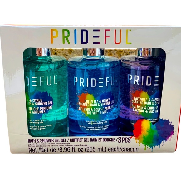 Other - Set of 3 Prideful Bath & Shower Gel gift set